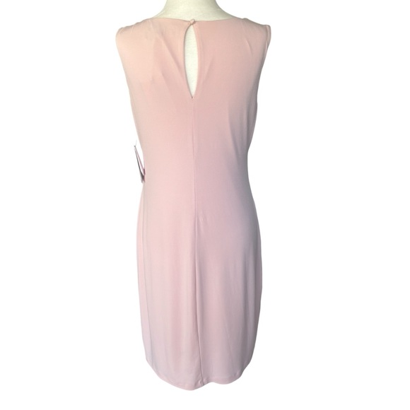 Jessica Simpson NWT Pink Sleeveless Sheath Dress with Gold Accent 4 - Picture 6 of 13